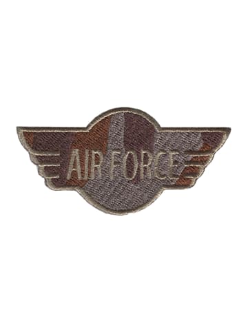 Catch the Patch Air Force Militär ArmyApplikation Bügelbild inBraun