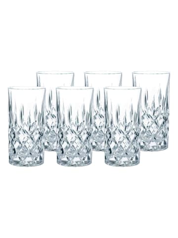 Nachtmann 6er Set Longdrinkgläser Noblesse 375 ml in transparent