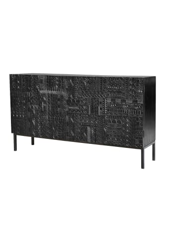 Giner y Colomer Sideboard aus Mangoholz und Eisenbeinen in Brown