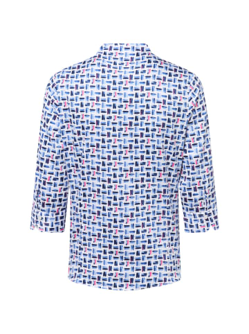 Franco Callegari Bluse in marine weiß - 0070