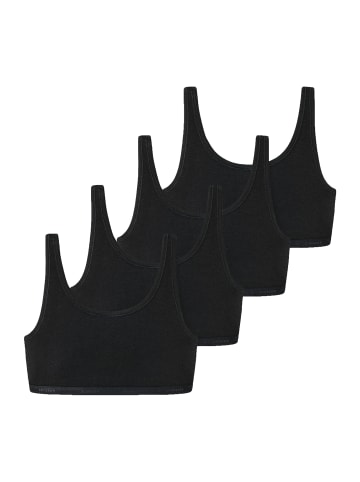 Schiesser Bustier Basic Kids in Schwarz