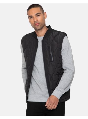 Threadbare Steppweste THB Jacket Gilet McLaren in Schwarz