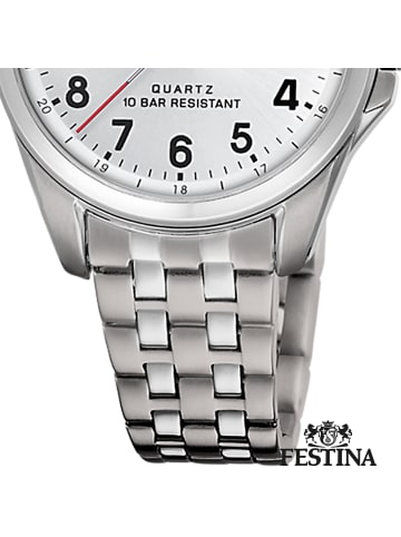 Festina Analog-Armbanduhr Festina Titanium silber mittel (ca. 31mm)