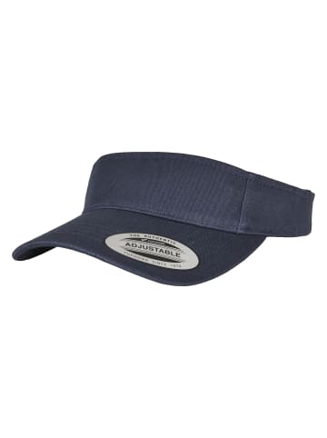  Flexfit  Flexfit Unisex Curved Visor Cap in navy