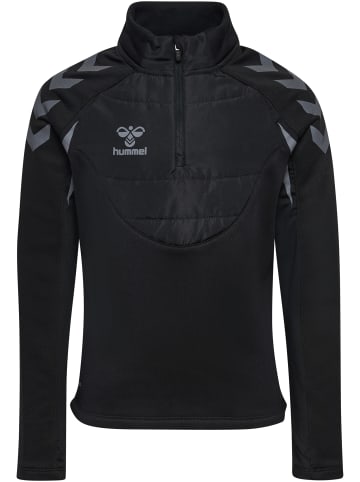 Hummel Halbreißverschluss Sweatshirt Hmlbtc Kinder in BLACK
