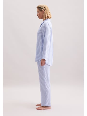 Seidensticker Pyjama Regular in Hellblau