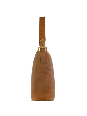 KLONDIKE 1896 Rush Samanta Schultertasche Leder 27 cm cognac