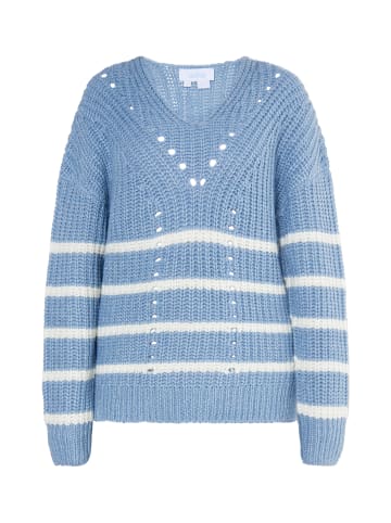 usha BLUE LABEL Damen Strickpullover in Denimblau
