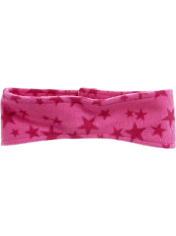 Playshoes "Fleece-Stirnband Sterne" in Pink