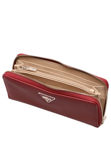 Guess Laurel II SLG Large Zip Around - Geldbörse 12cc 20 cm (garnet) in garnet