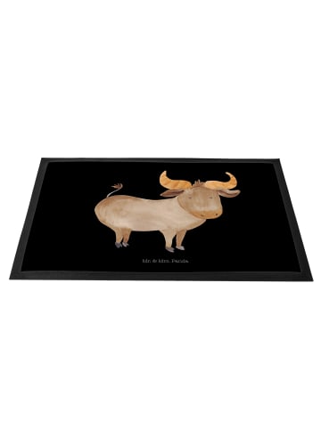 Mr. & Mrs. Panda Fußabtreter Sternzeichen Stier ohne Spruch in Schwarz