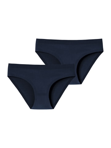 Schiesser Slip Invisible Cotton in nachtblau