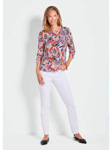 GOLDNER Druckshirt aus Jersey mit Halbarm in bunt / gemustert