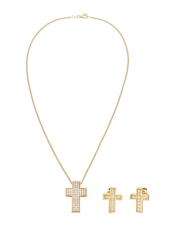Elli Schmuckset 925 Sterling Silber in Gold