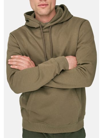 ONLY & SONS Sweatshirt / Hoodie Connor in Schwarz / braun