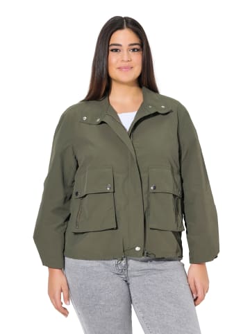 Ulla Popken Jacke in olivgrau