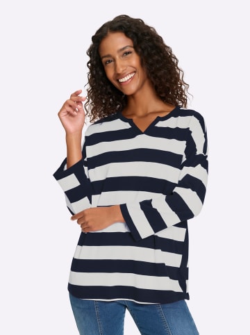 Heine Ringelshirt in marine-weiß-geringelt