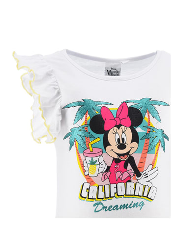 Disney Minnie Mouse 2tlg. Outfit: Sommer-Set T-Shirt und Short in Gelb