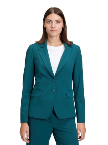 BETTY & CO Klassischer Blazer mit Taschen in Deep Teal