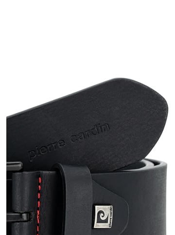 Pierre Cardin Ledergürtel Basic in Schwarz
