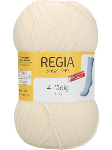 Regia Handstrickgarne 4-fädig Uni, 100g in Natur