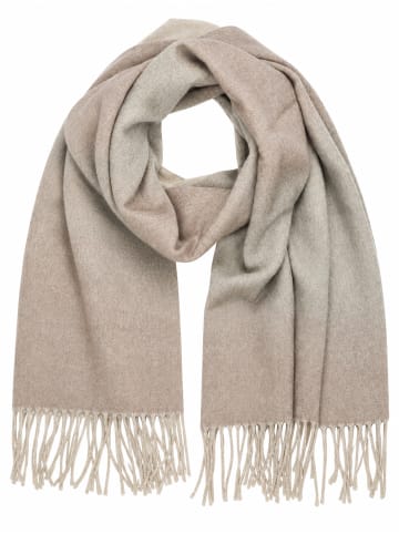 collezione alessandro Winterschal " Greige " in beige