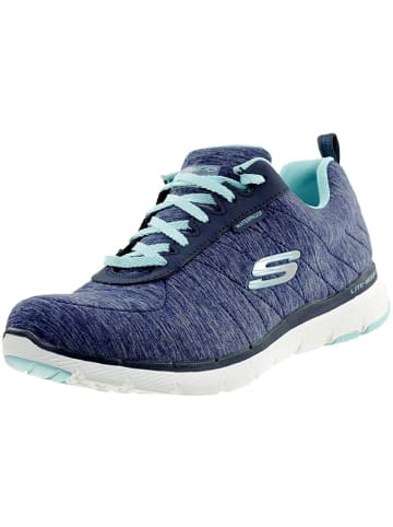 Skechers Sneaker Flex Appeal 3.0 in Blau