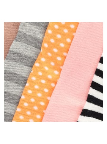 Yuhu Mädchen Socken 5er Pack mit Tiergesichtern Motivsocken in Rosa