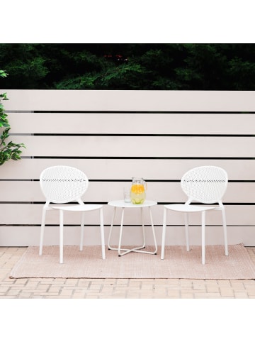 Homestyle4u Küchenstuhl 4er Set in Weiß