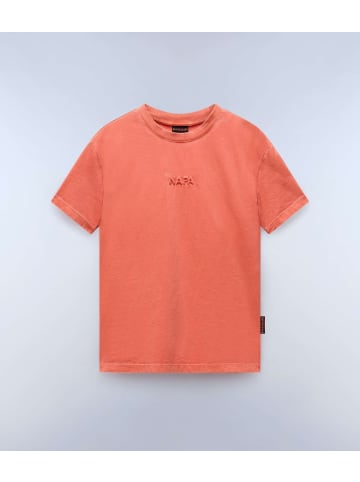 Napapijri T-Shirt "S-Azure Ss" in Orange
