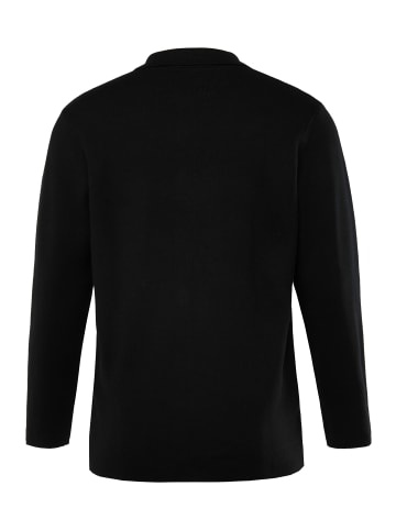 JP1880 Strickjacke in schwarz