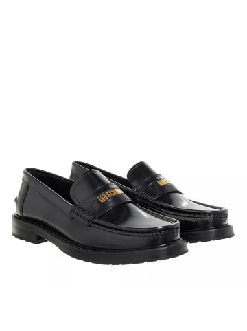 Moschino College Loafer Nero in black