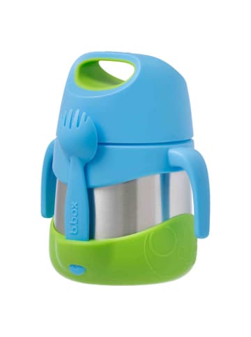 B. Box Thermobehälter für Kinderessen 335 ml mit Tragegriff in Blau