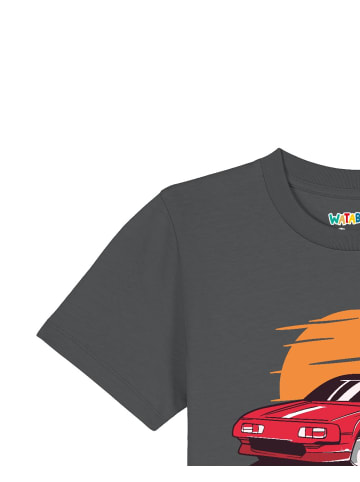 wat? Apparel T-Shirt Sport Car in Grau