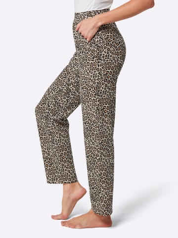 WITT WEIDEN Hose in sand-camel-bedruckt