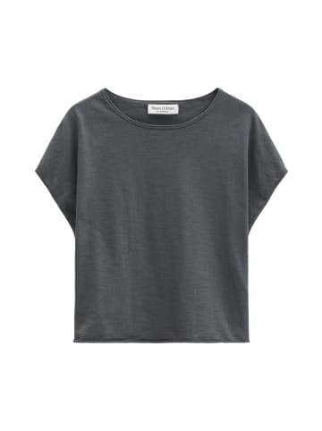 Marc O'Polo Ärmelloser Feinstrick-Pullover loose in Oxide Grey