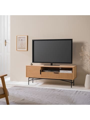 home24 TV-Lowboard KNIVS - 120 cm in Eiche