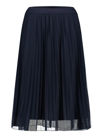 Betty Barclay Plisseerock mit Gummizug in dunkelblau