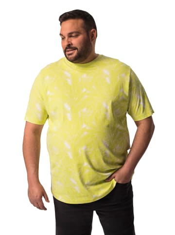 Men Plus Kurzarm T-Shirt in limegrün