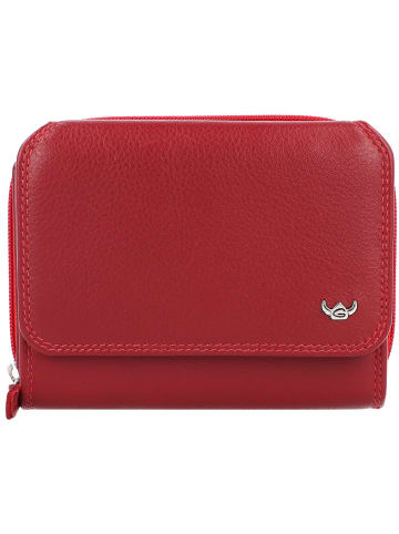Golden Head Polo Geldbörse RFID Leder 11,5 cm rot