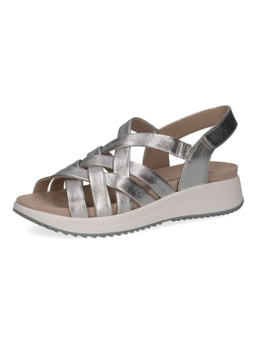 Caprice Sandalen in Metallic Silver