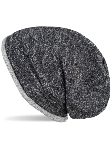 styleBREAKER Beanie Mütze in Schwarz meliert