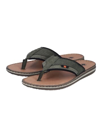 rieker Zehenstegsandalen Comfort in Grün