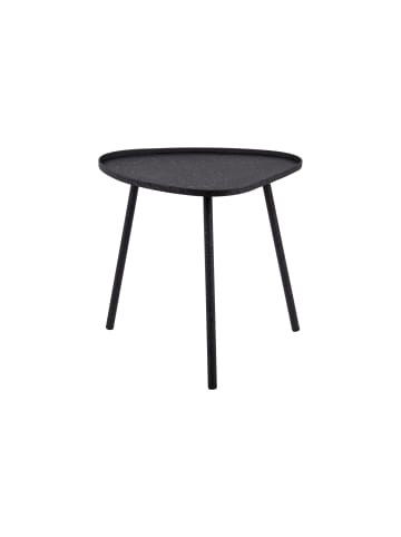 Leitmotiv Beistelltisch aus Metall BOAZ in Schwarz, 43 cm