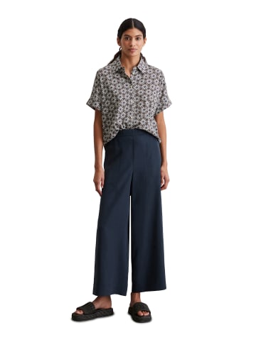 Marc O'Polo Print-Bluse regular in multi/muted blue