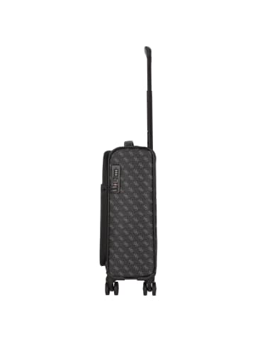 Guess Vezzola Travel 4 Rollen Kabinentrolley 56 cm in dark black