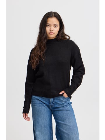 ICHI Strickpullover IHKAMARA Loose fit in Black