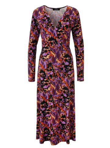 Aniston SELECTED Maxikleid in orange-rot-lila-schwarz