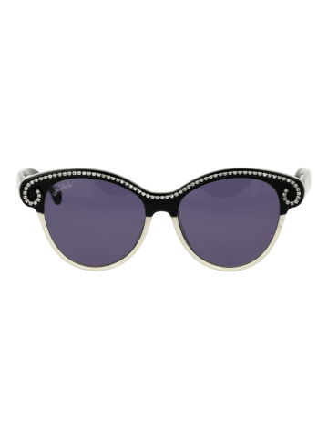Hally & Son Frauen Sonnenbrille Schmetterling Schwarz