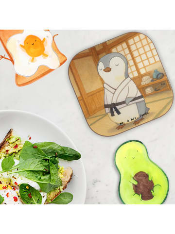 Mr. & Mrs. Panda gläseruntersetzer Pinguin Karate Design ohne Sp... in Weiß